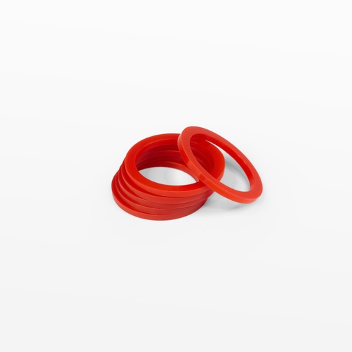 [PFS070-RED] Set of 6 Hookey Rings