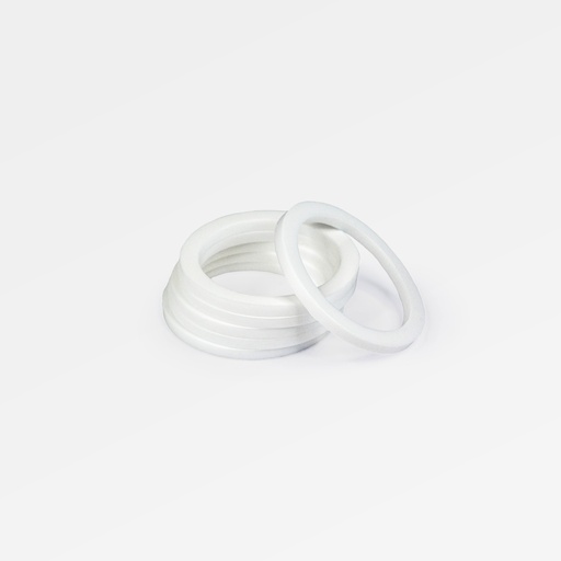 [PFS070-WHI] Set of 6 Hookey Rings